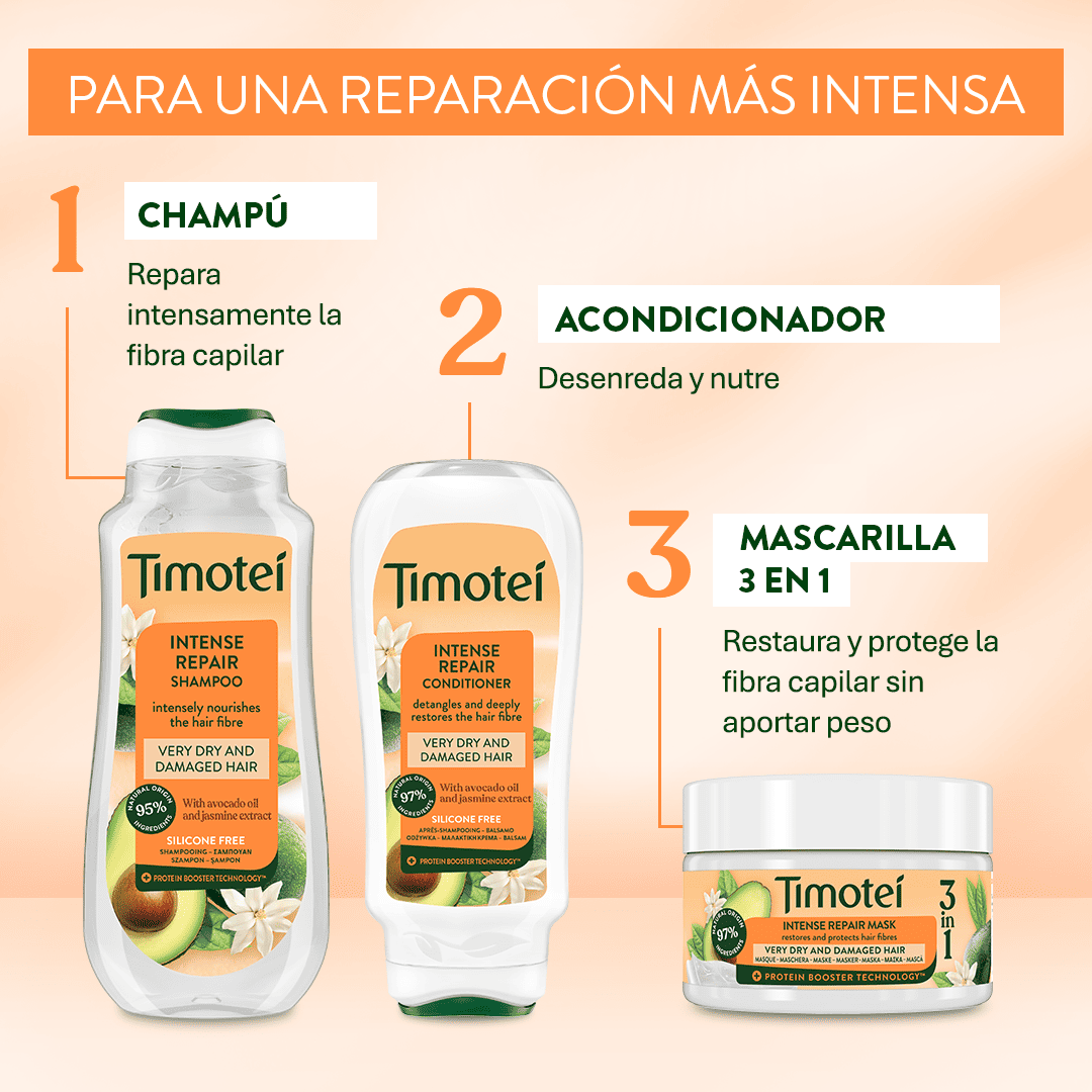 Rutina Timotei reparación intensa